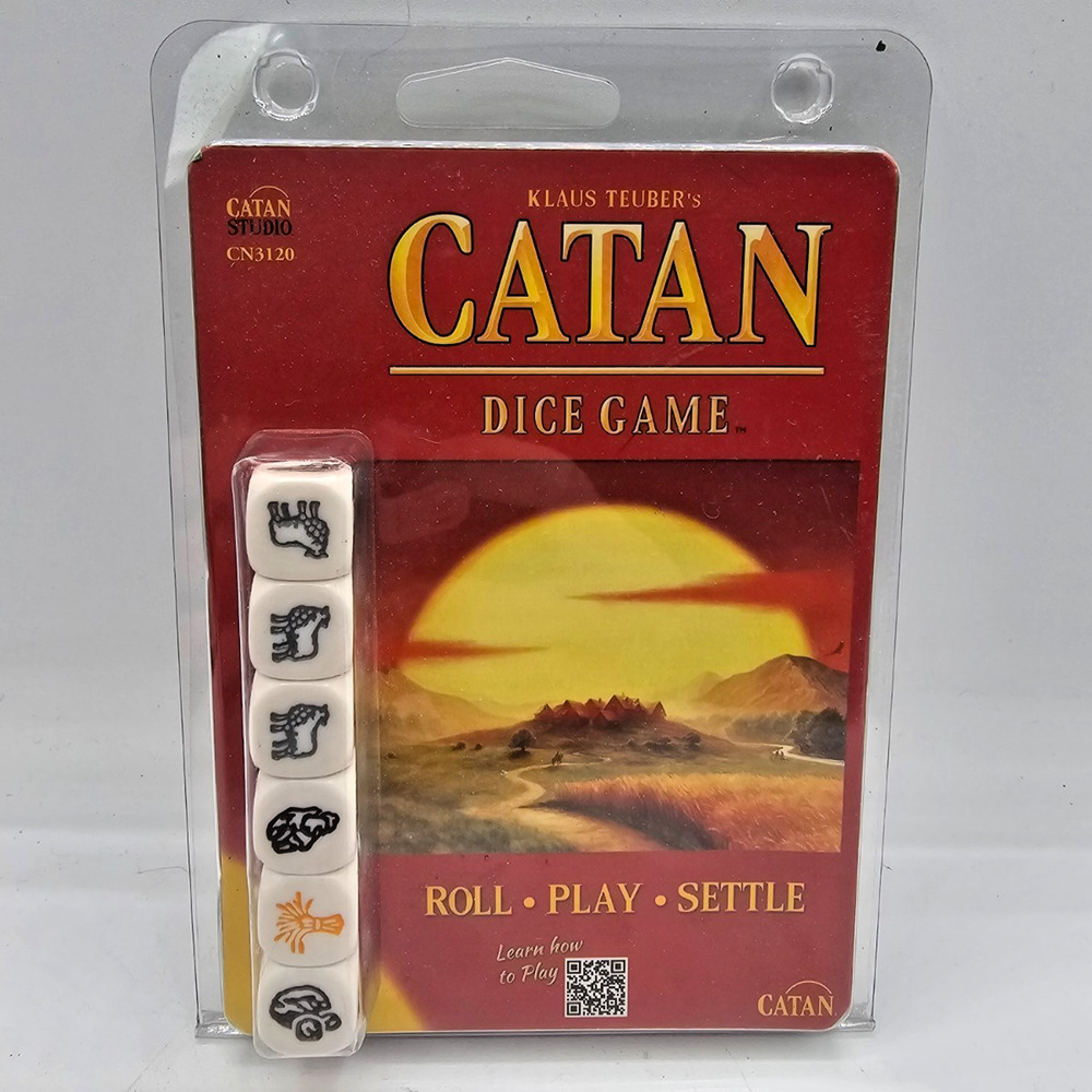 NEW Settlers of Catan Dice Game, Portable On-the-Go, Age 7+, 1-4 Players